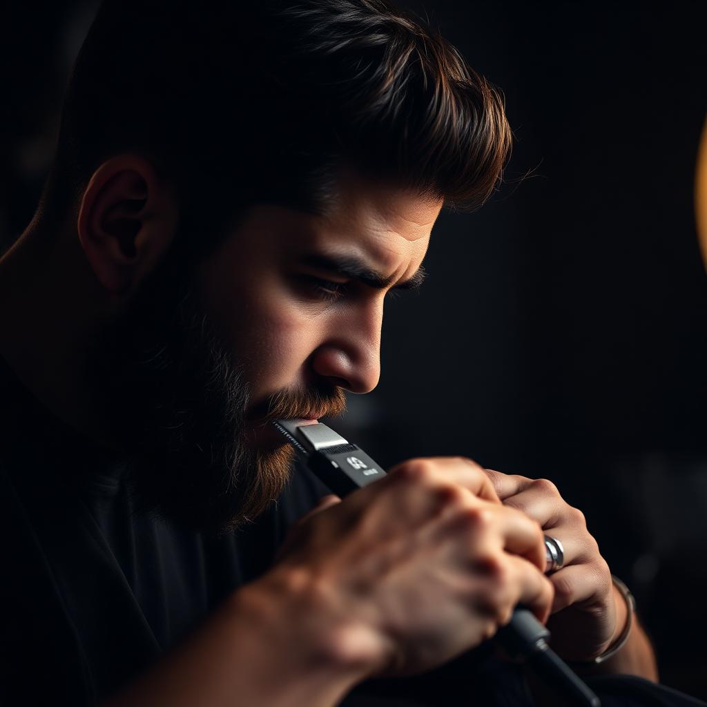 Barber bei der Arbeit